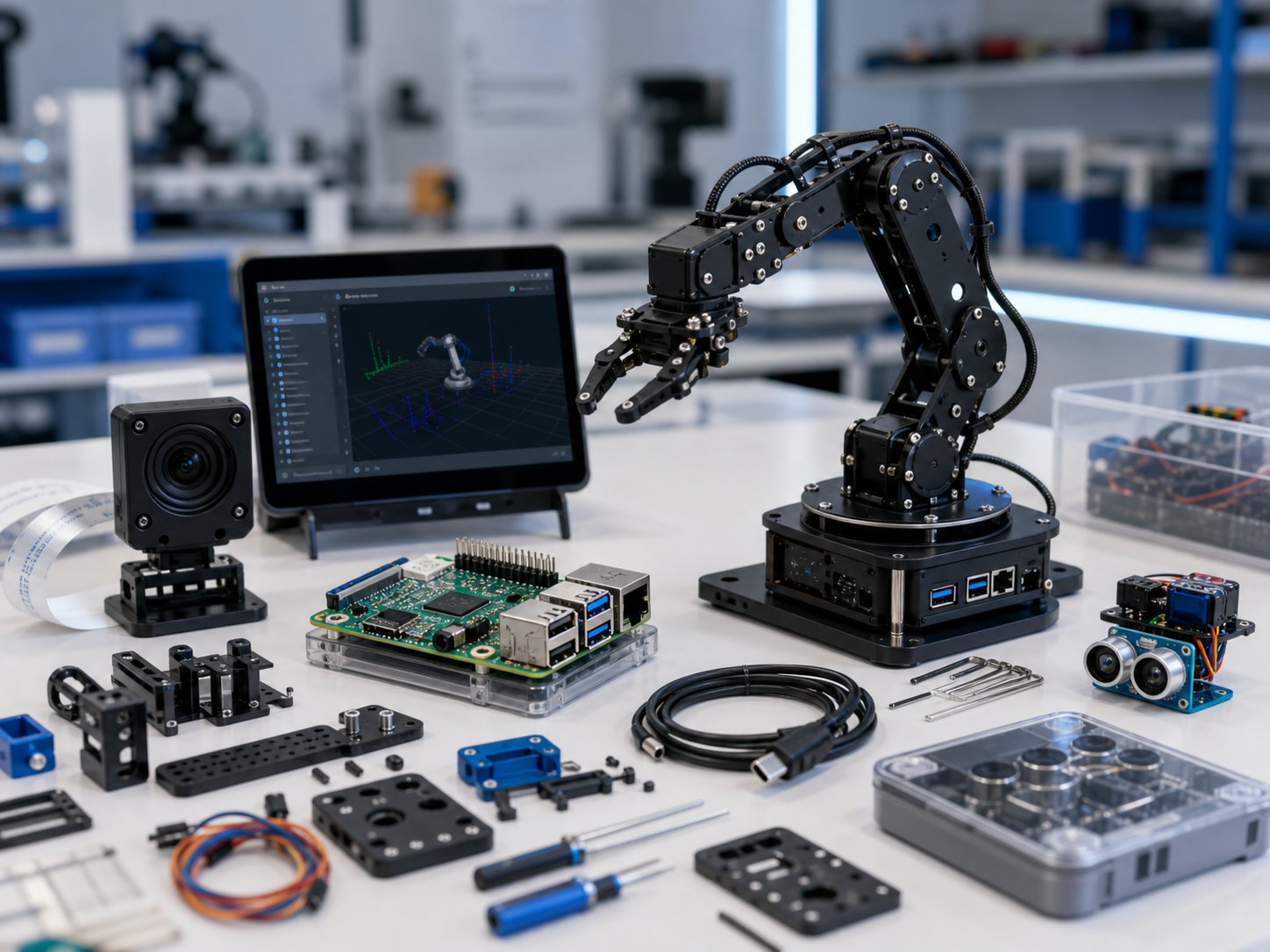 ชุดแขนกลและคอมพิวเตอร์สำหรับ Robotics ระดับมัธยมปลาย